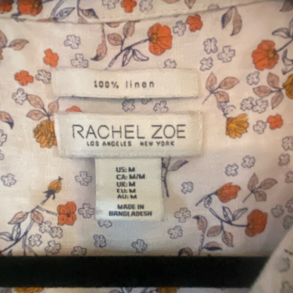Linen marigold button down - Picture 2 of 2